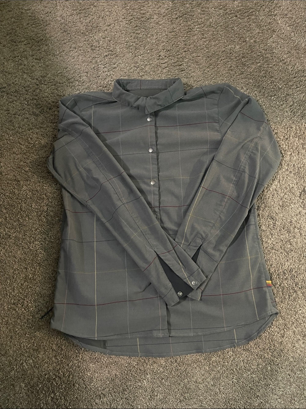 Fjallraven specialized Gray Windowpane Lightweight Shirt Jacket with pockets